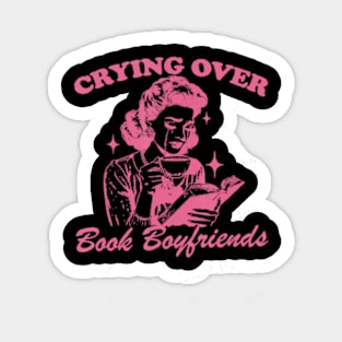 Cry Over Book Boyfriends Sticker